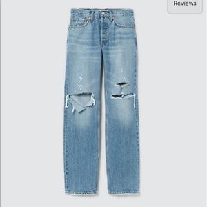 NWT Redone 90s high rise jeans